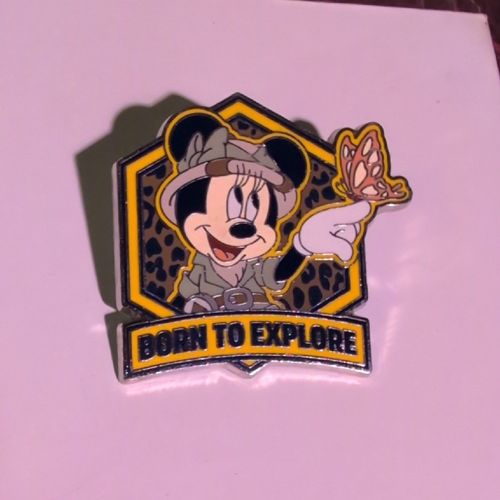 Disney Mickey Mouse Explorer Pin - Yellow and Black